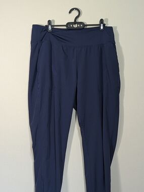 DSG Jogger Pants Women Large Navy Blue High Rise Stretch Athletic Lounge Activew